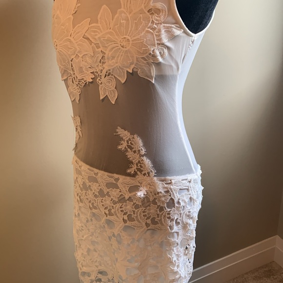 Milano sheer floral dress - Picture 6 of 8